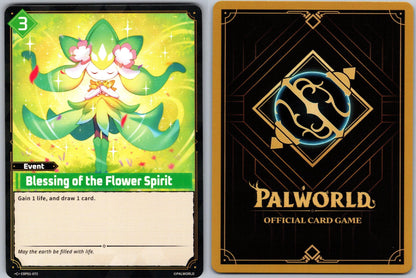 Blessing of the Flower Spirit EBP01-072 C Palworld Dawn of Palpagos Near Mint