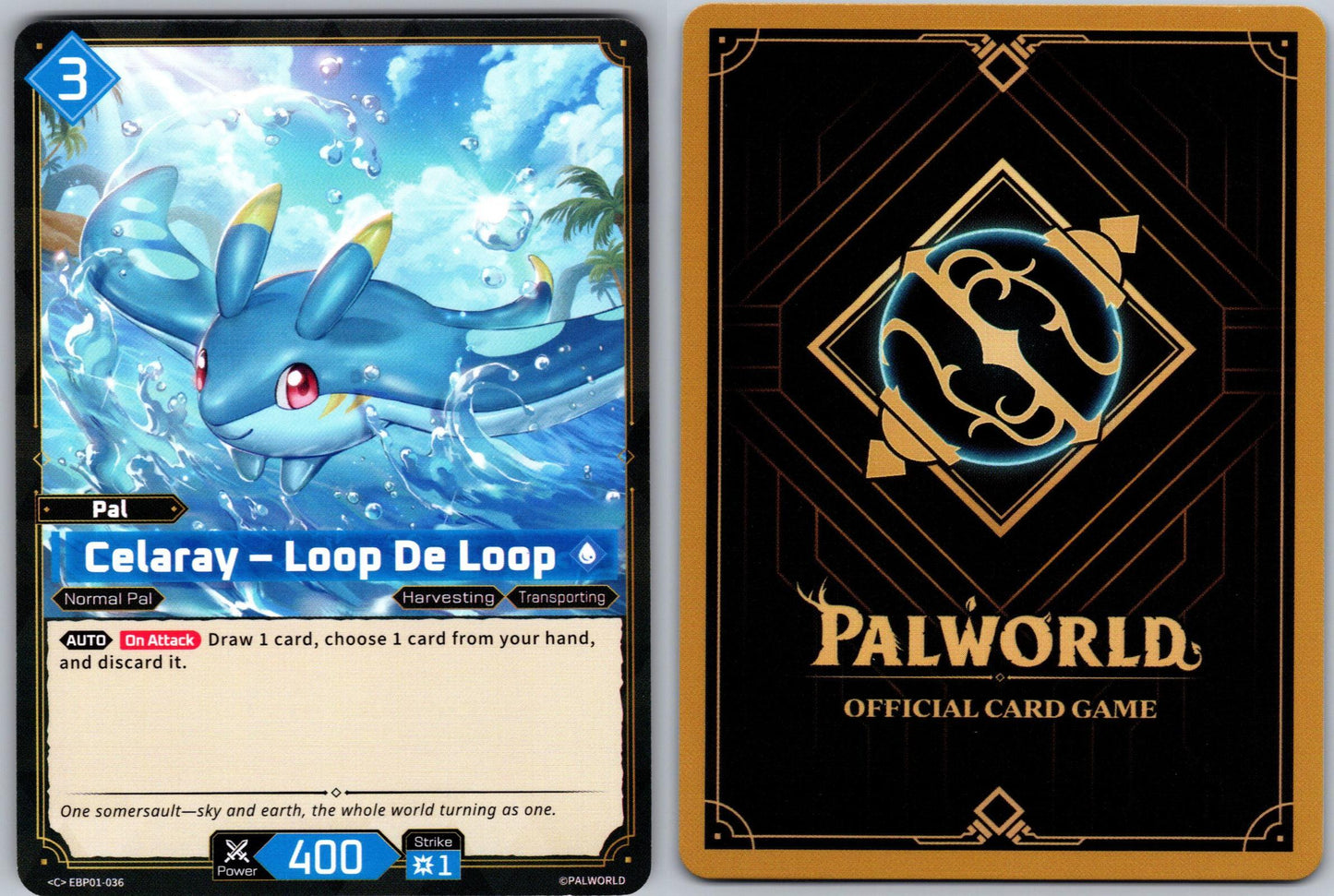 Celaray – Loop De Loop EBP01-036 C Palworld Dawn of Palpagos Near Mint