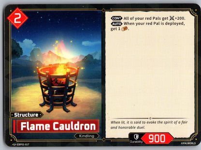 Flame Cauldron EBP01-017 U Palworld Dawn of Palpagos Near Mint