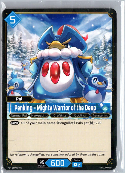 Penking – Mighty Warrior of the Deep EBP01-031 U Dawn of Palpagos Near Mint