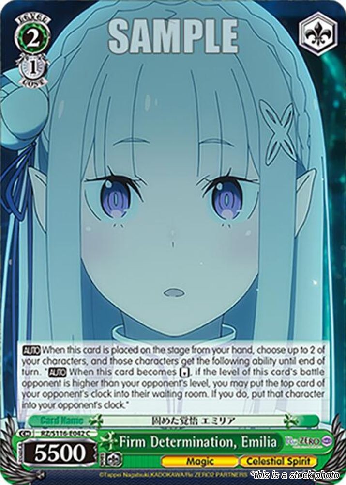 Firm Determination, Emilia