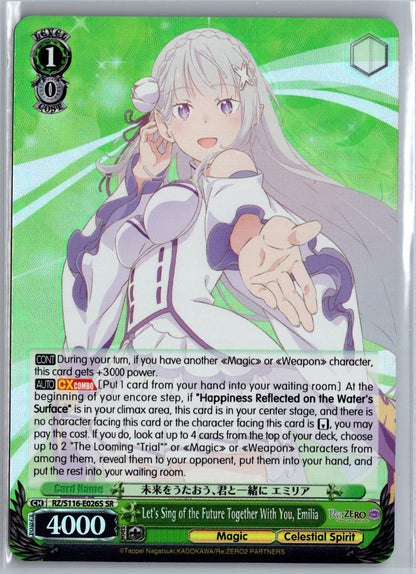 Let's Sing of the Future Together With You, Emilia (SR)