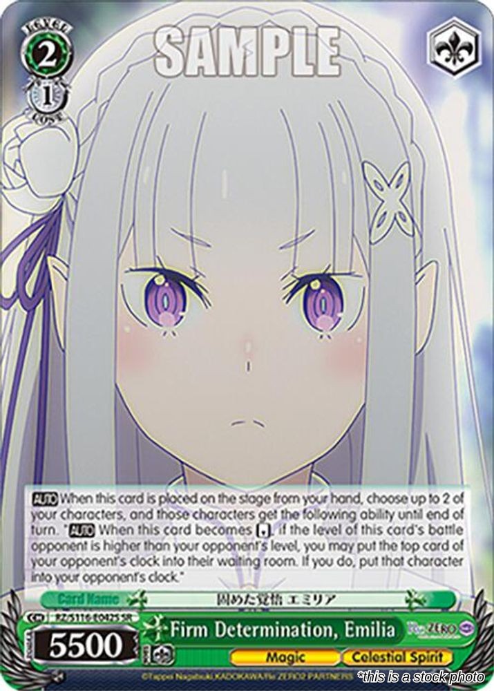 Firm Determination, Emilia (SR)