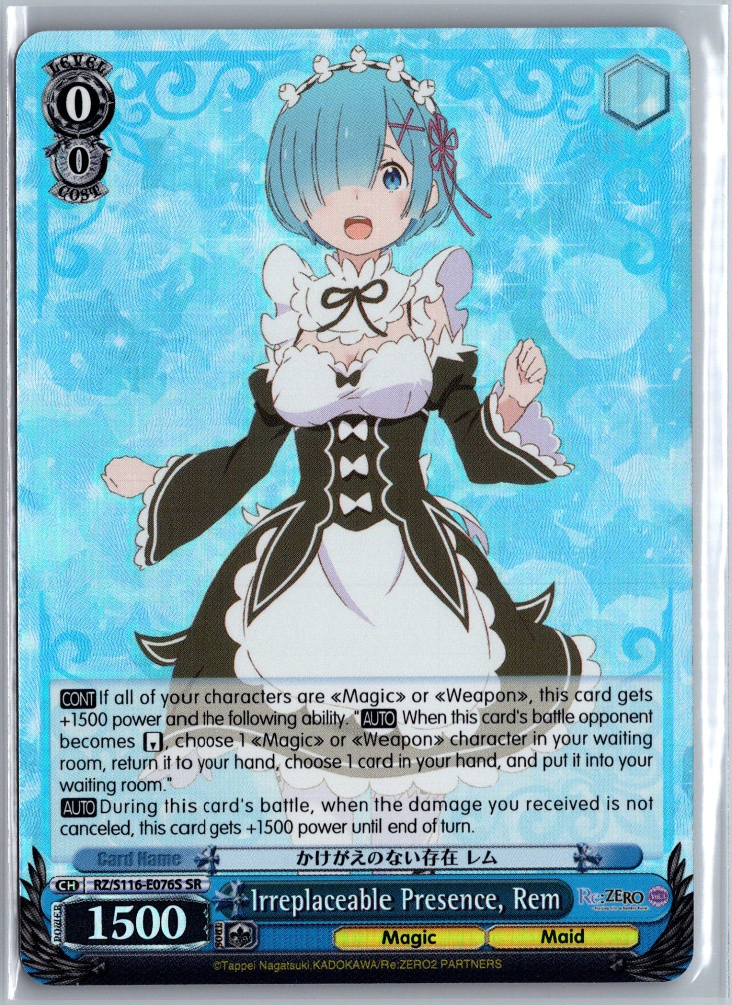 Irreplaceable Presence, Rem (SR)
