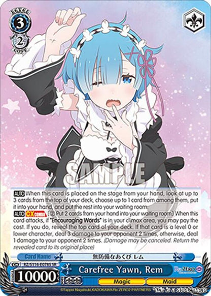 Carefree Yawn, Rem (SR)