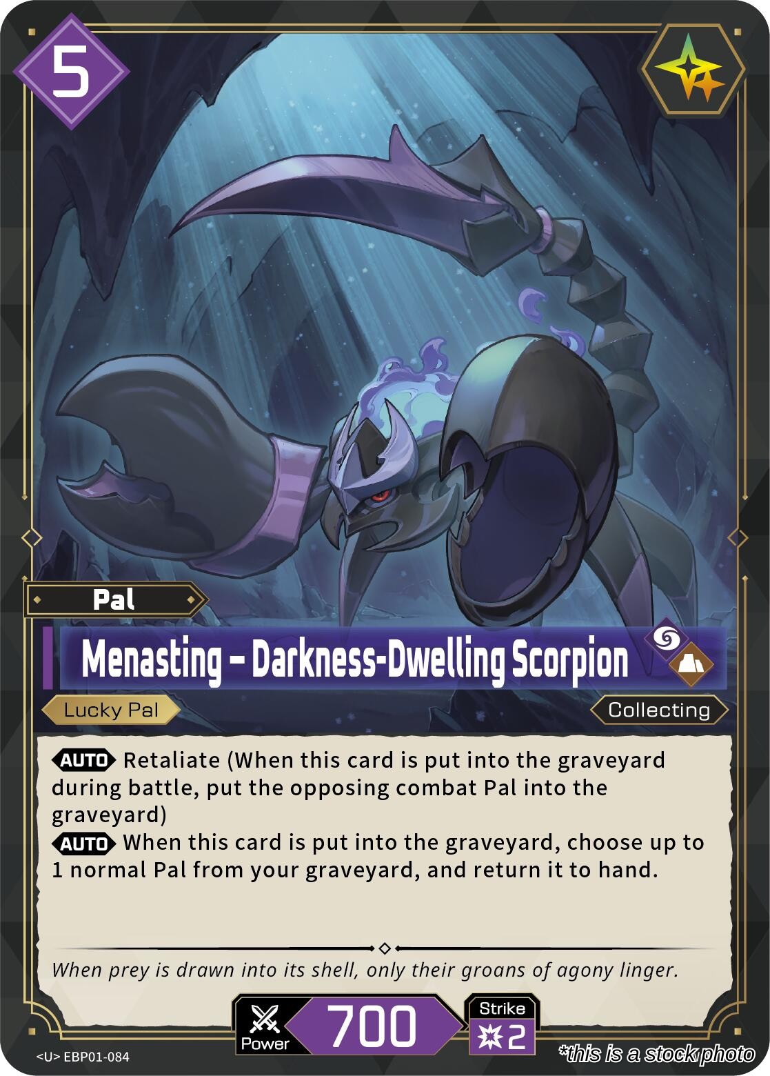 Menasting - Darkness-Dwelling Scorpion