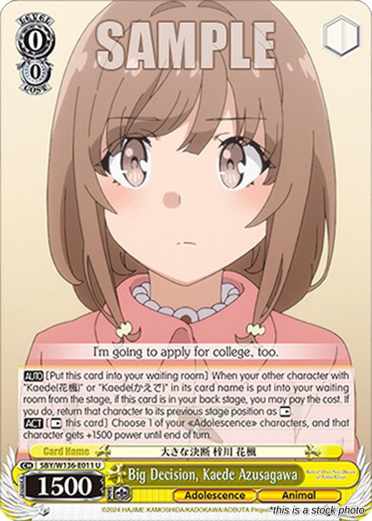 Big Decision, Kaede Azusagawa