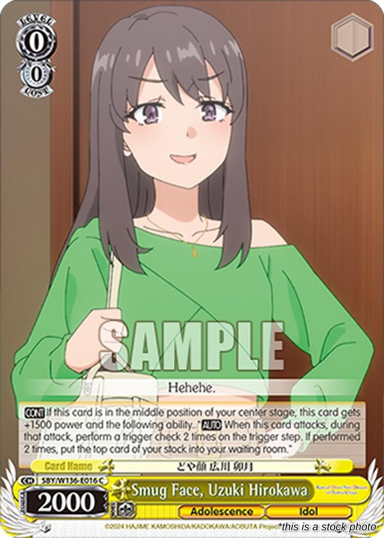 Smug Face, Uzuki Hirokawa