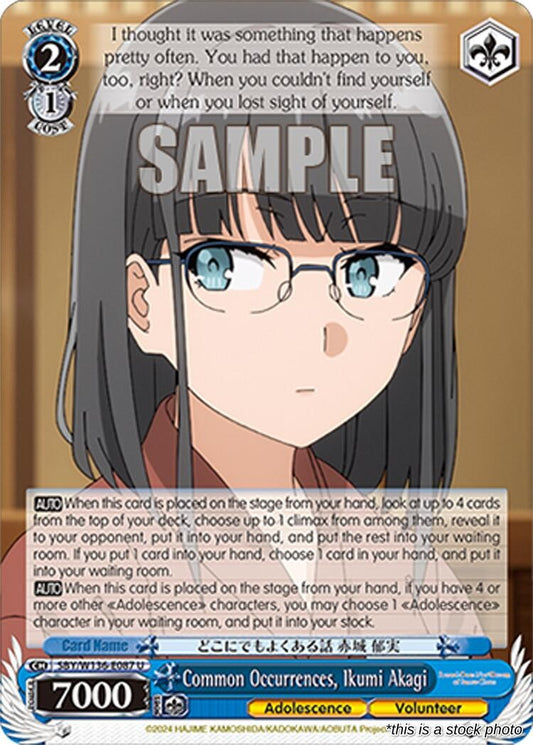 Common Occurrences, Ikumi Akagi