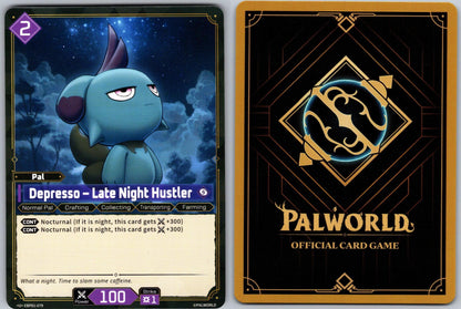 Depresso – Late Night Hustler EBP01-079 U Palworld Dawn of Palpagos Near Mint