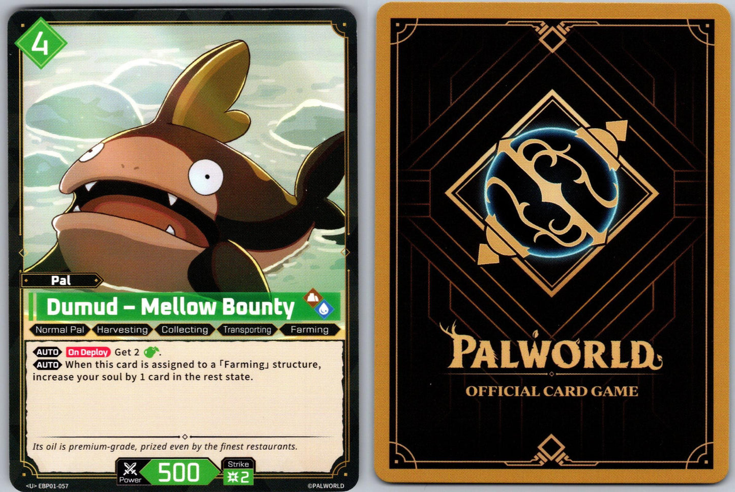 Dumud – Mellow Bounty EBP01-057 U Palworld Dawn of Palpagos Near Mint