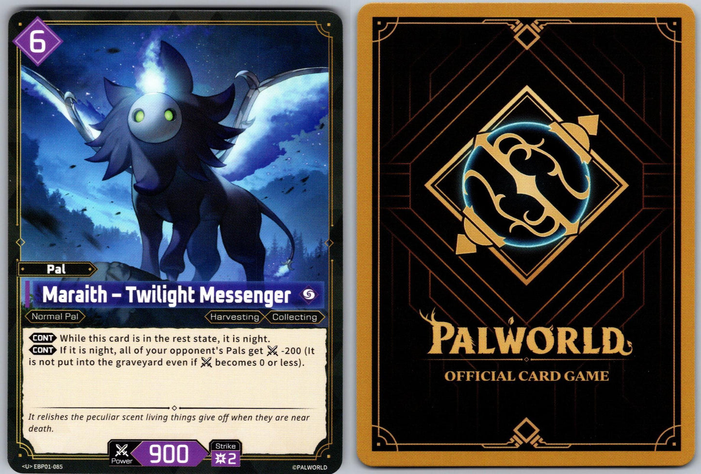 Maraith – Twilight Messenger EBP01-085 U Palworld Dawn of Palpagos Near Mint