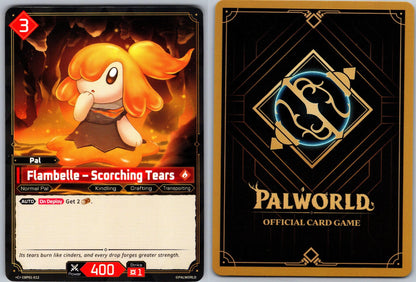 Flambelle – Scorching Tears EBP01-012 C Palworld Dawn of Palpagos Near Mint