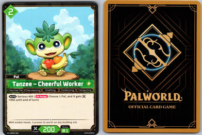 Tanzee – Cheerful Worker EBP01-060 C Palworld Dawn of Palpagos Near Mint