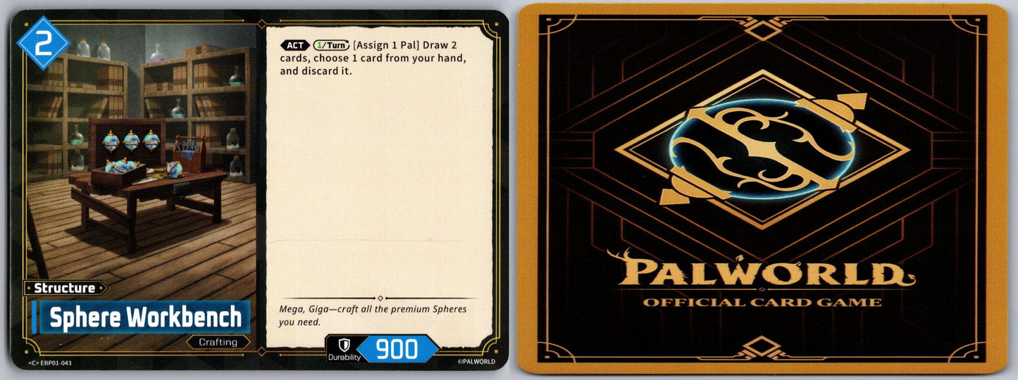 Sphere Workbench EBP01-043 C Palworld Dawn of Palpagos Near Mint
