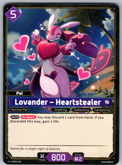 Lovander – Heartstealer EBP01-081 C Palworld Dawn of Palpagos Near Mint