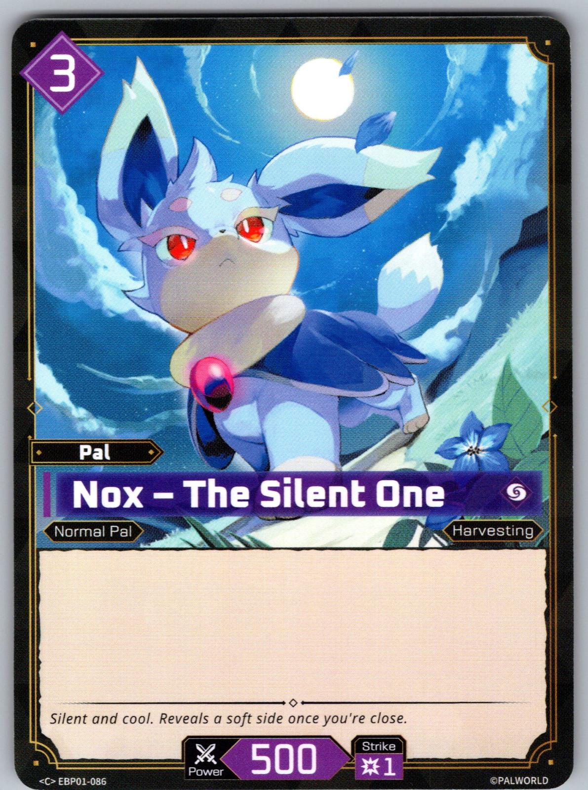 Nox – The Silent One EBP01-086 C Palworld Dawn of Palpagos Near Mint
