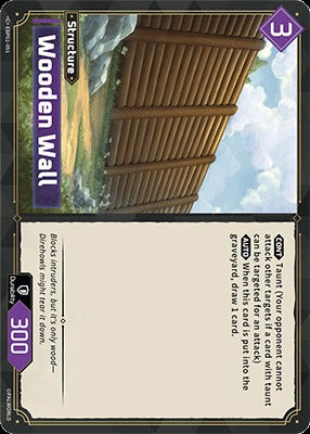 Wooden Wall EBP01-091 C Dawn of Palpagos Near Mint