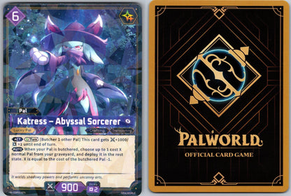 Katress – Abyssal Sorcerer EBP01-075 R Palworld Dawn of Palpagos Near Mint