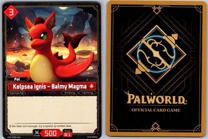 Kelpsea Ignis – Balmy Magma ETD01-003 Palworld TD "Dawn of Palpagos Red・Blue" NM