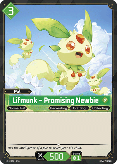 Lifmunk – Promising Newbie EBP01-056 C Dawn of Palpagos Near Mint