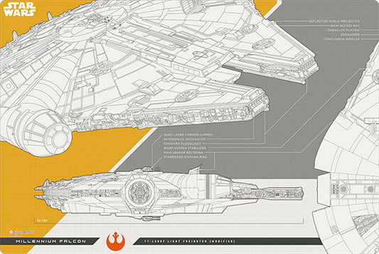 Bushiroad Rubber Mat Collection V2 Vol.575 STAR WARS "Millennium Falcon"