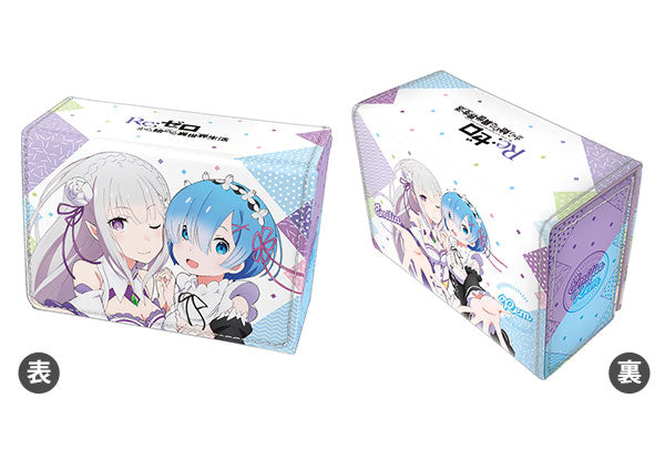 Synthetic Leather Deck Case W Re:ZERO -Starting Life in Another World- "Emilia & Rem"