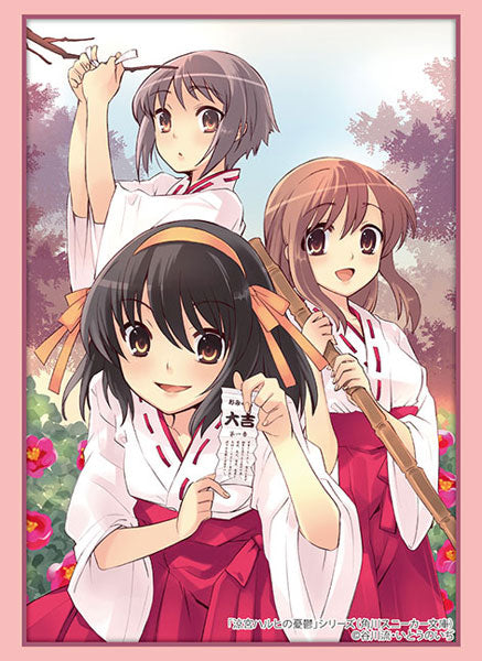 Sleeve High Grade Vol.4733 Kadokawa Sneaker Bunko "The Melancholy of Haruhi Suzumiya" Series "Haruhi & Yuki & Mikuru" Shrine Maiden ver
