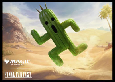 "Magic: The Gathering - FINAL FANTASY" Players Card Sleeve MFS-21 [Cactuar] Pack