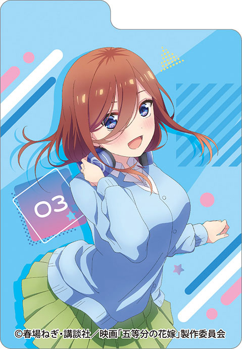 Character Deck Case W Movie The Quintessential Quintuplets "Miku Nakano"