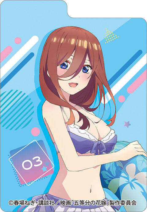 Character Deck Case W Movie The Quintessential Quintuplets "Miku Nakano"