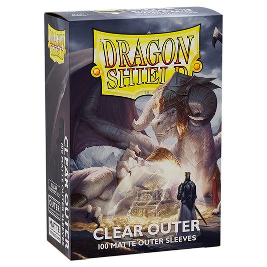 Dragon Shield Standard Size Matte Clear Outer Sleeves Box