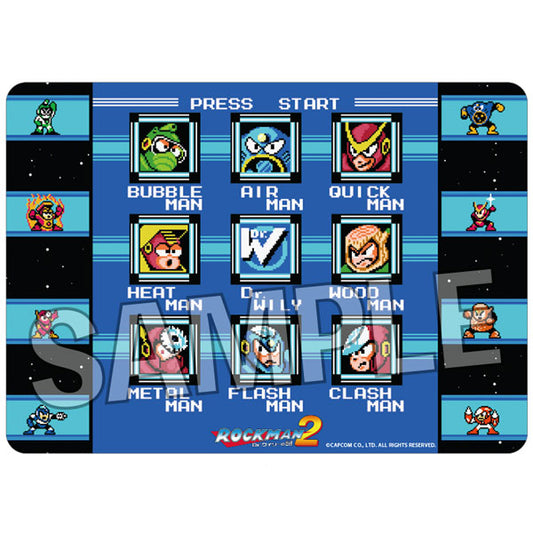 Mega Man 2 Illustration Play Mat NT Select Stage
