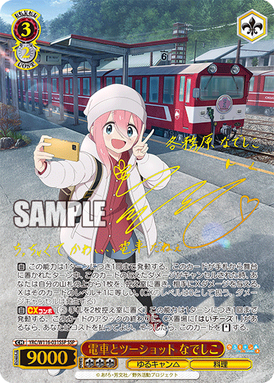 Nadeshiko, Photo with the Train