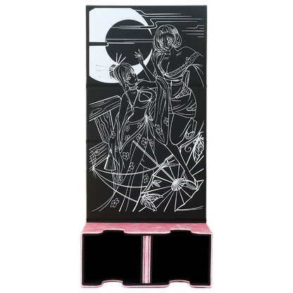 Yōkai Collection: Leather Pink/Black Deck Box