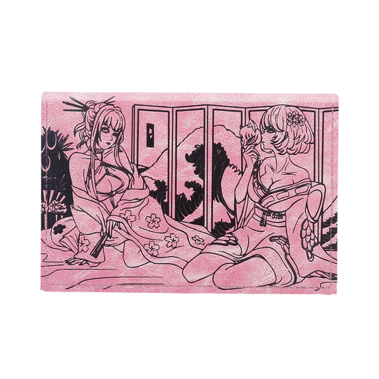 Yōkai Collection: Leather Pink/Black Deck Box