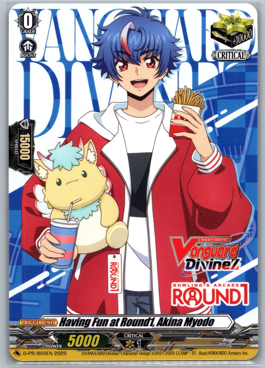 Having Fun at Round1, Akina Myodo PR D Promo Cards D-PR/802EN