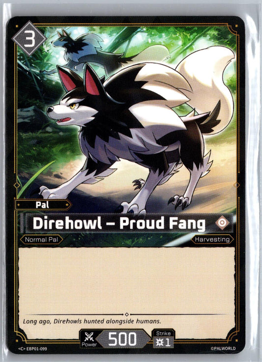 Direhowl – Proud Fang EBP01-099 C Dawn of Palpagos Near Mint