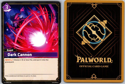Dark Cannon EBP01-096 C Palworld Dawn of Palpagos Near Mint