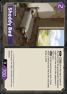 Shoddy Bed EBP01-089 U Palworld Dawn of Palpagos Near Mint