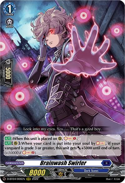 Brainwash Swirler D-BT04/006EN Cardfight!! Vanguard D-BT04: Awakening of Chakrabarthi NM