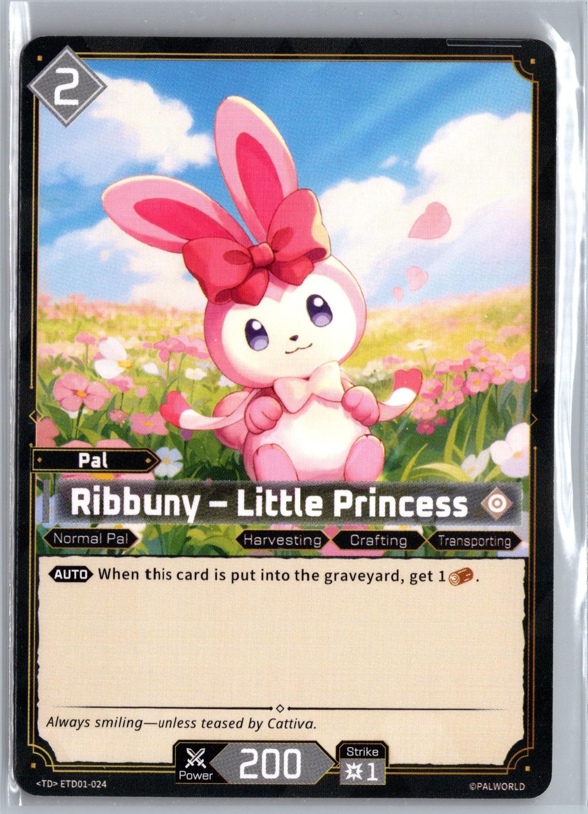 Ribbuny – Little Princess ETD01-024 TD Trial Deck "Dawn of Palpagos Red・Blue" NM