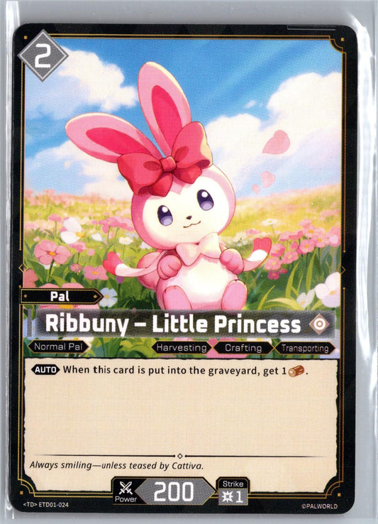 Ribbuny – Little Princess ETD01-024 TD Trial Deck "Dawn of Palpagos Red・Blue" NM