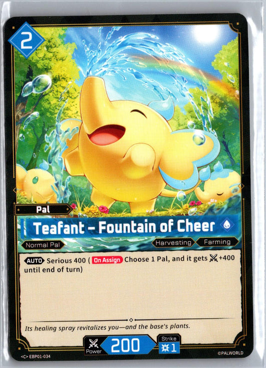 Teafant – Fountain of Cheer EBP01-034 C Dawn of Palpagos Near Mint
