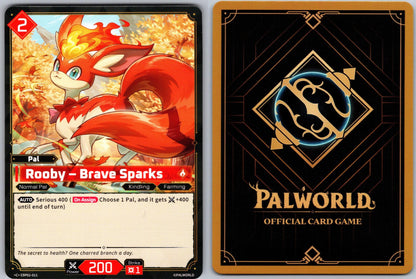 Rooby – Brave Sparks EBP01-011 C Palworld Dawn of Palpagos Near Mint