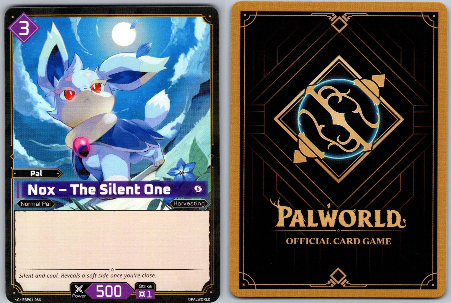 Nox – The Silent One EBP01-086 C Palworld Dawn of Palpagos Near Mint