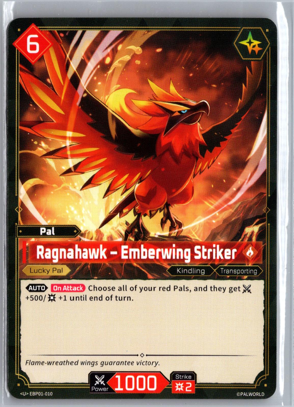 Ragnahawk – Emberwing Striker EBP01-010 U Dawn of Palpagos Near Mint