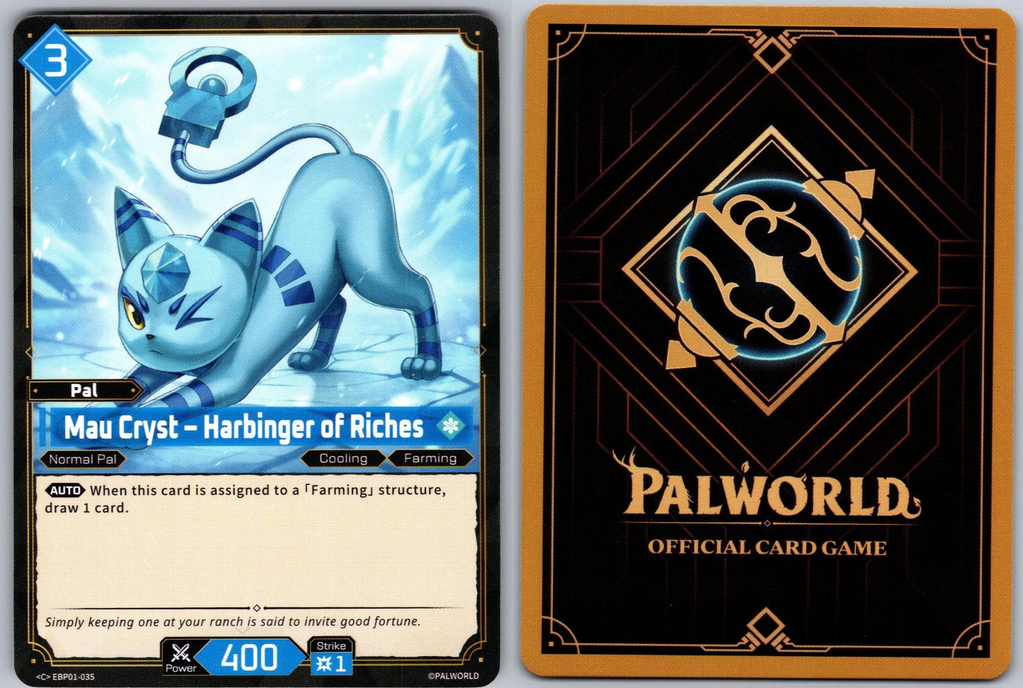 Mau Cryst – Harbinger of Riches EBP01-035 C Palworld Dawn of Palpagos Near Mint