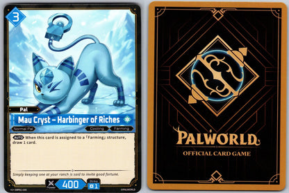 Mau Cryst – Harbinger of Riches EBP01-035 C Palworld Dawn of Palpagos Near Mint
