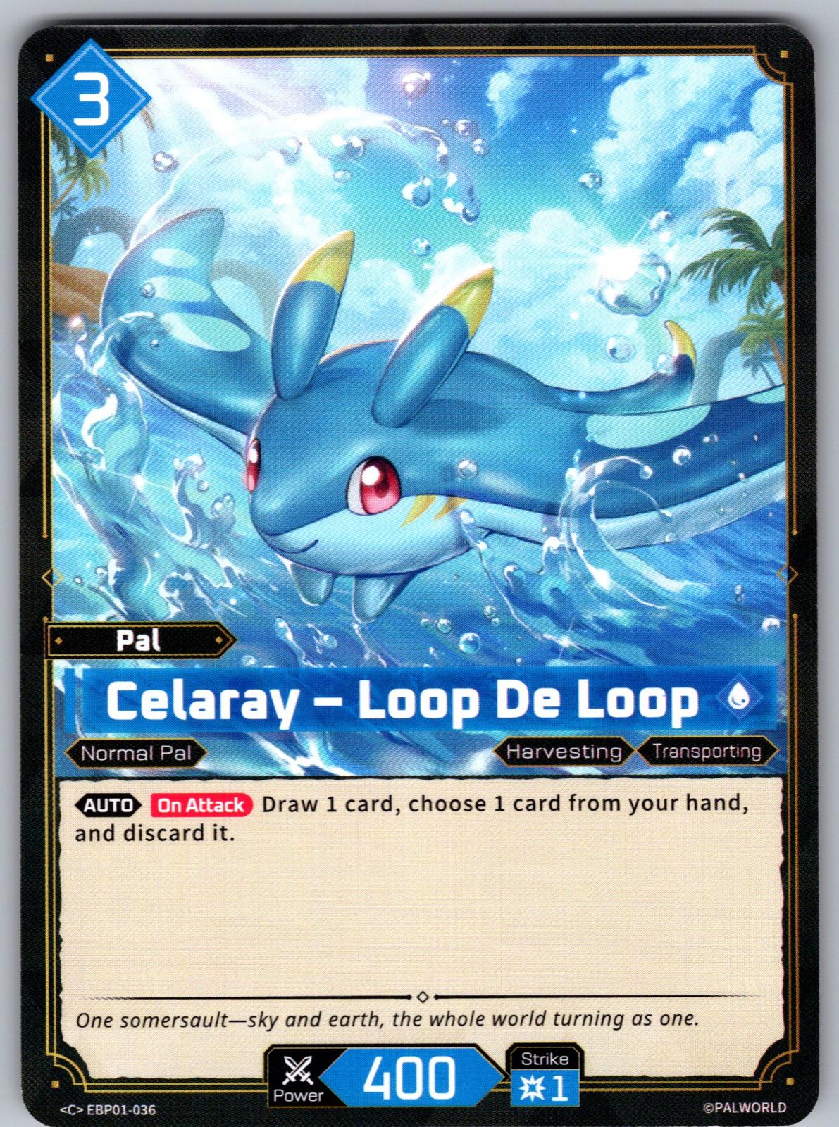 Celaray – Loop De Loop EBP01-036 C Palworld Dawn of Palpagos Near Mint